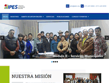 Tablet Screenshot of ipes.org